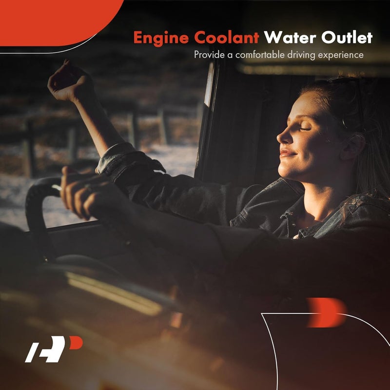 A-Premium Engine Coolant Thermostat Housing Compatible with Mercedes-Benz Models - C300, C350, C400, C43 C450 E43 GLC43 GLE43 GLE450 SLC43 AMG, CLS400, E350, E400, E450, GL450, GLE350, GLE400, GLE550e - Image 3